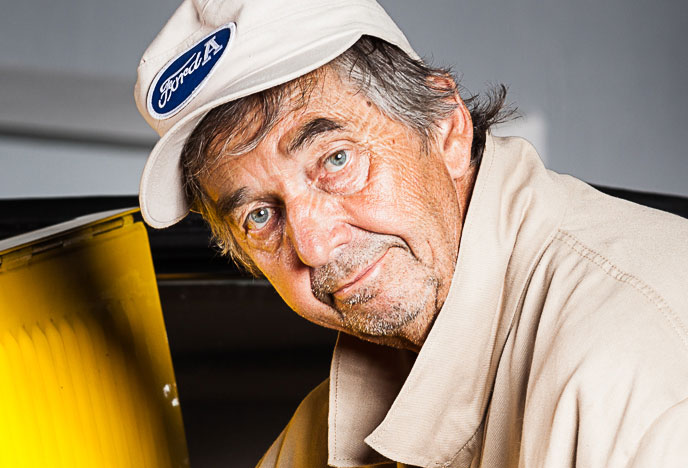 Alfred Kandler, Veranstalter der Nostalgie-Fahrzeuge Straubing